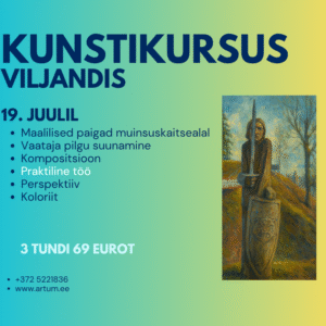 Kunstikursus täiskasvanutele 69 eurot
